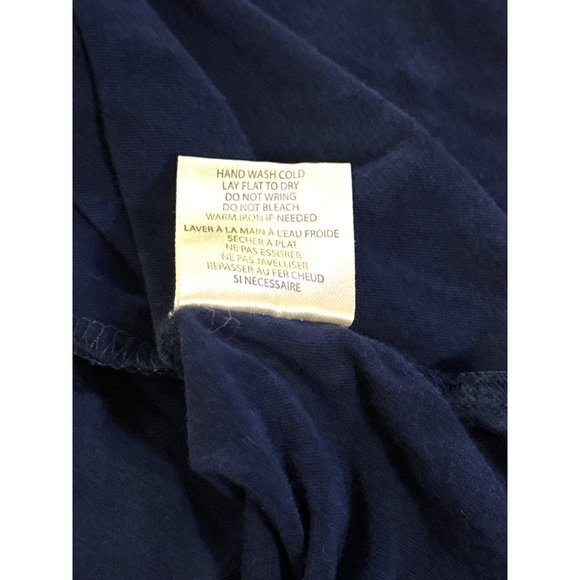 BELLDINI Plus Size Blue White Pink Tie-Dyed Cold-Shoulder Blouse Size XL - Picture 7 of 8